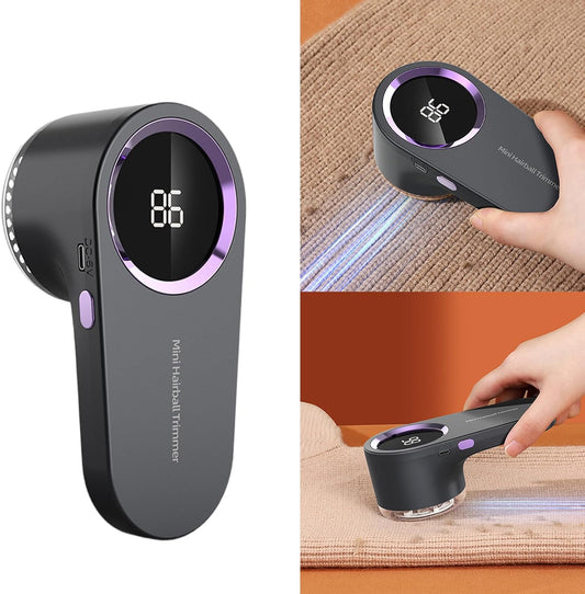 Lint Remover For Clothing Portable Electric Fuzz Pellet Remover LED Display Rechargeable For Clothes Fabric Shaver Fluff Remover
